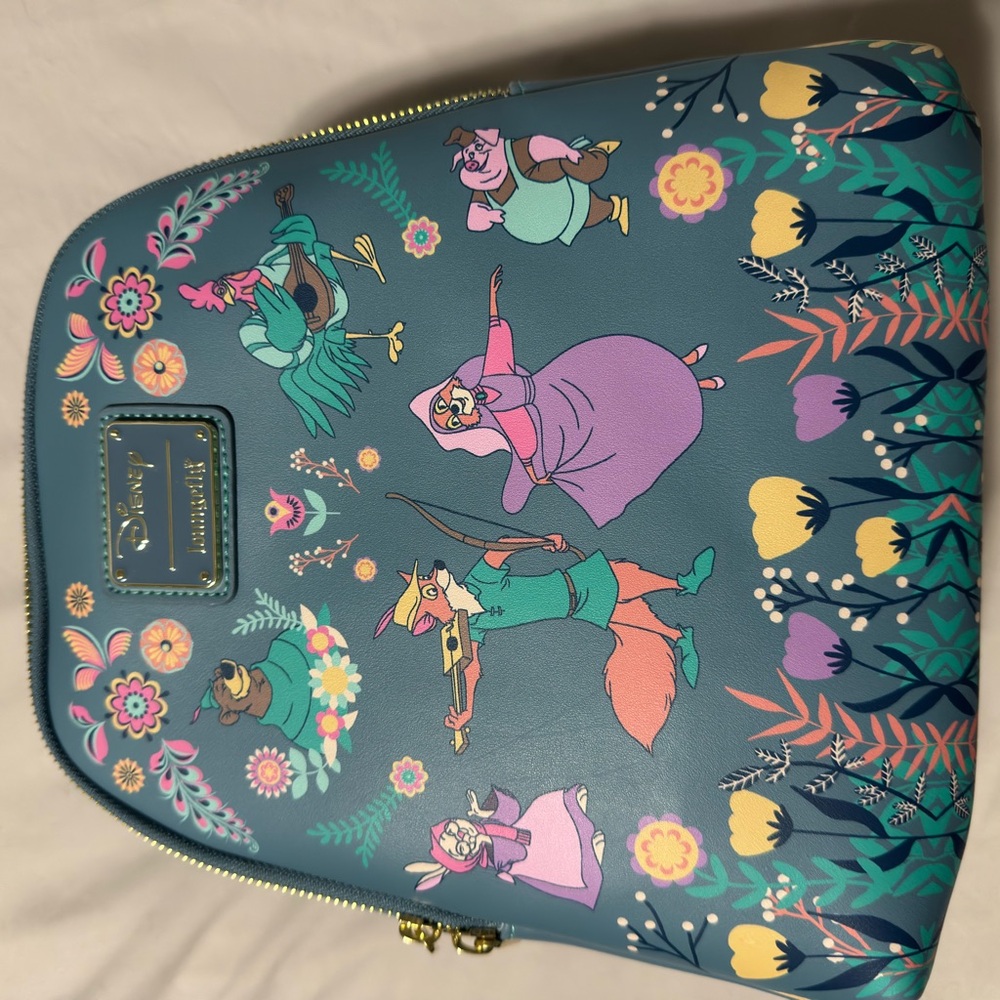 Loungefly Robin Hood Teal Backpack